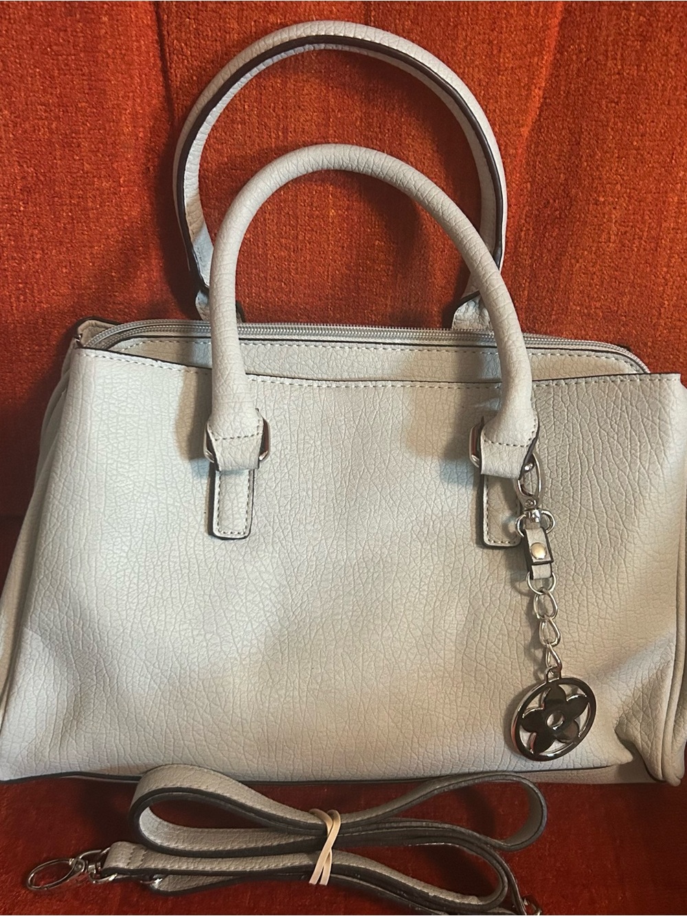 Bueno Bag Light Gray with Detachable Shoulder Strap